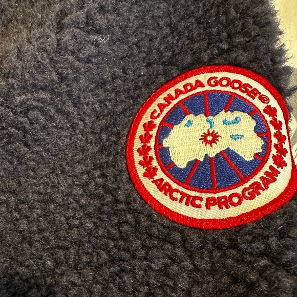 Canada Goose Navy Blue Renfrew Wool Blend Fleece Half‎ Zip Pullover Size XS - Picture 7 of 9